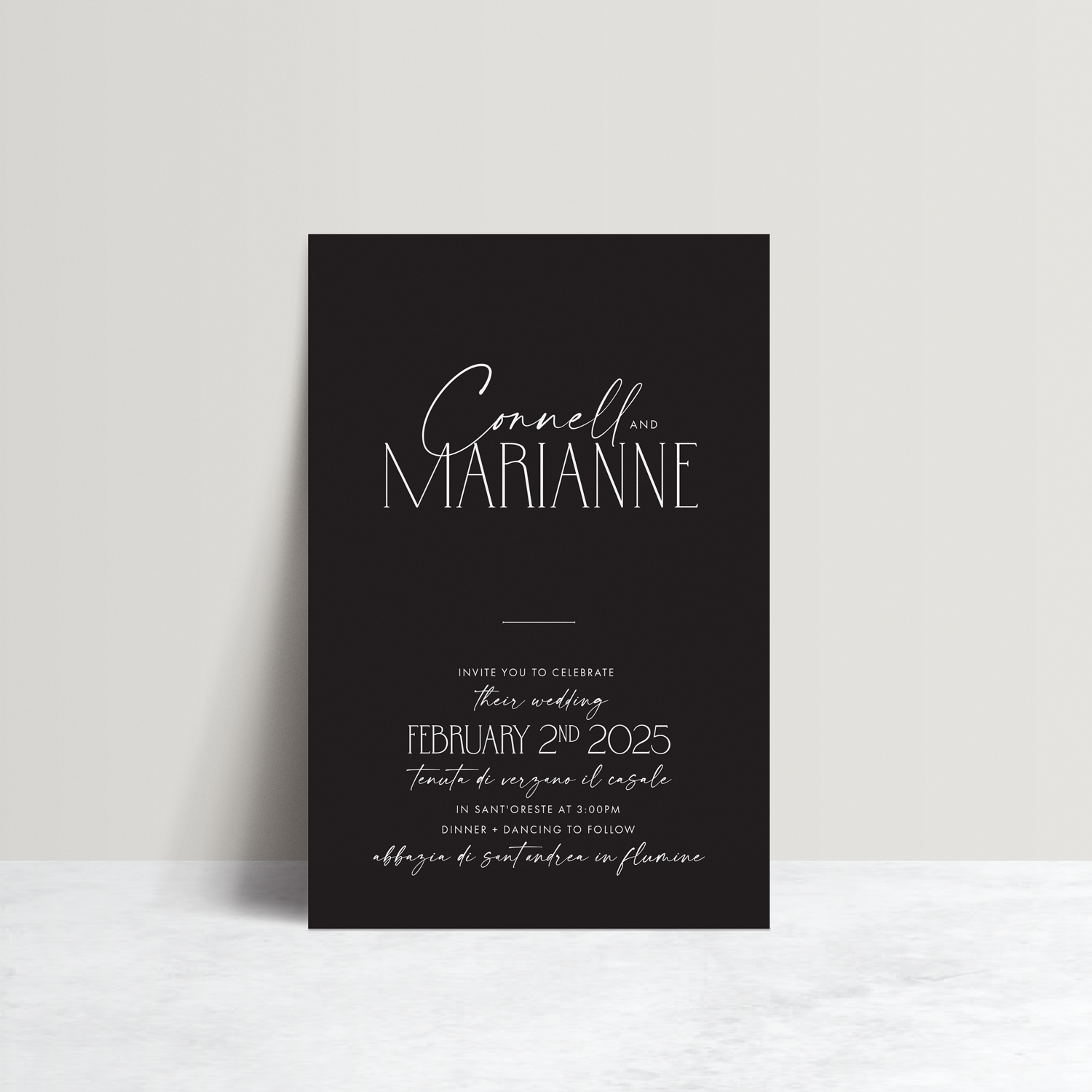 Magnetic Attraction: Wedding Invitation – adelphi mou